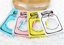 Load image into Gallery viewer, 100Pcs Cute Color bottle pattern Plastic
