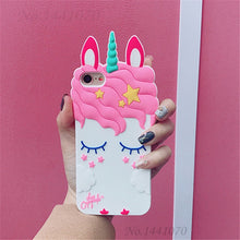 Load image into Gallery viewer, 3D Cartoon Soft Silicone Phone Case For iPhone