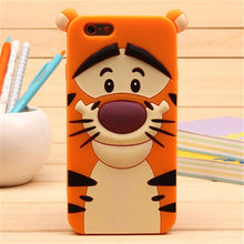 Load image into Gallery viewer, 3D Cartoon Soft Silicone Phone Case For iPhone