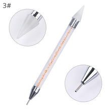 Load image into Gallery viewer, Dual-ended Nail Dotting Pen Crystal Beads