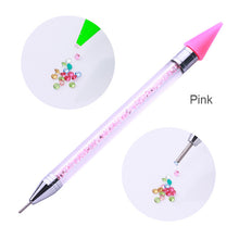 Load image into Gallery viewer, Dual-ended Nail Dotting Pen Crystal Beads