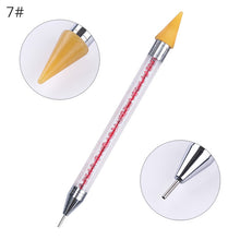 Load image into Gallery viewer, Dual-ended Nail Dotting Pen Crystal Beads