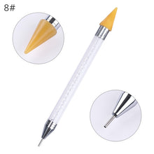 Load image into Gallery viewer, Dual-ended Nail Dotting Pen Crystal Beads