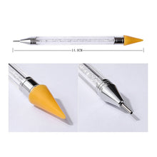 Load image into Gallery viewer, Dual-ended Nail Dotting Pen Crystal Beads