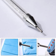 Load image into Gallery viewer, Dual-ended Nail Dotting Pen Crystal Beads